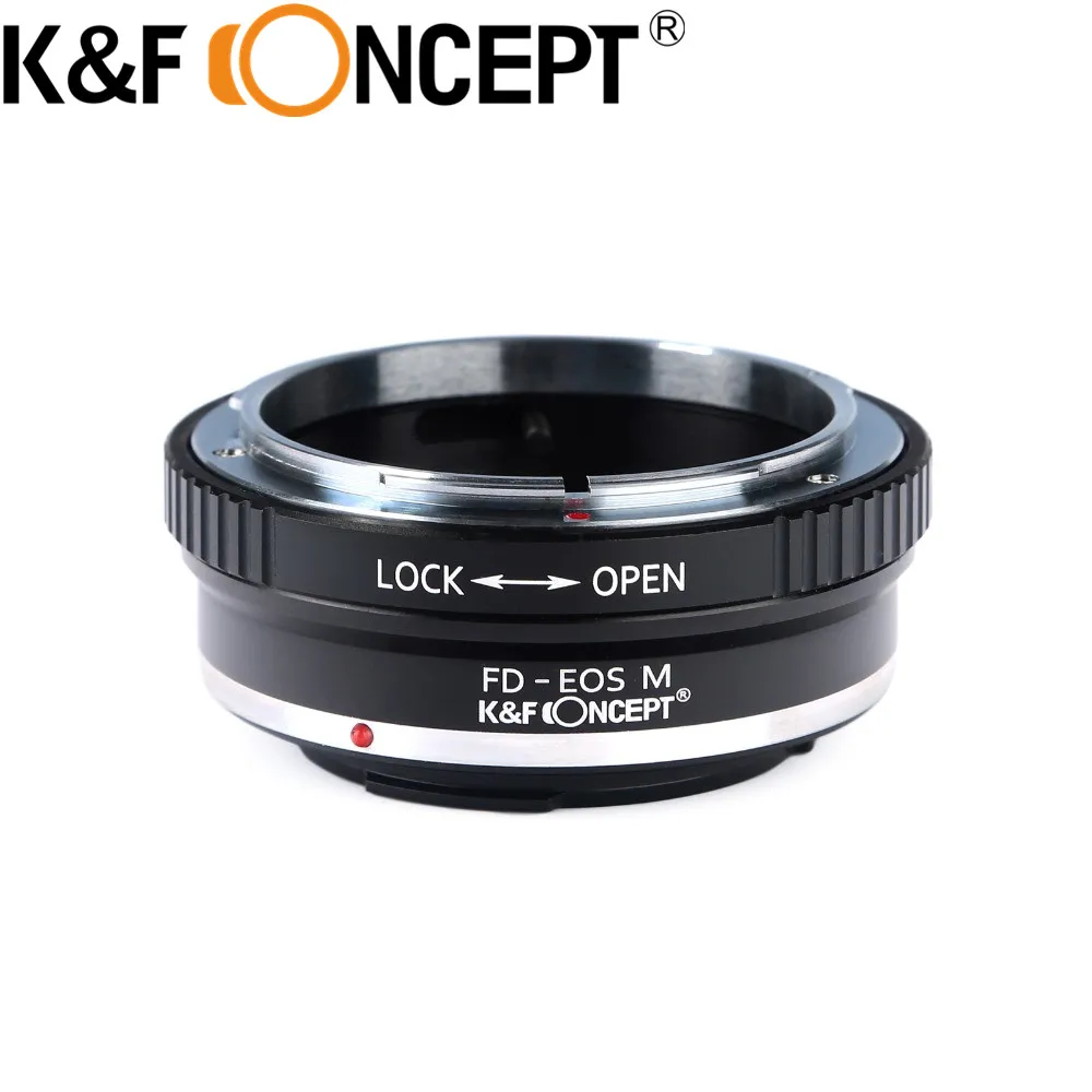 K & F CONCEPT адаптер крепления объектива для Canon FL FD Крепление к EOS M камеры|lens mount adapter|f