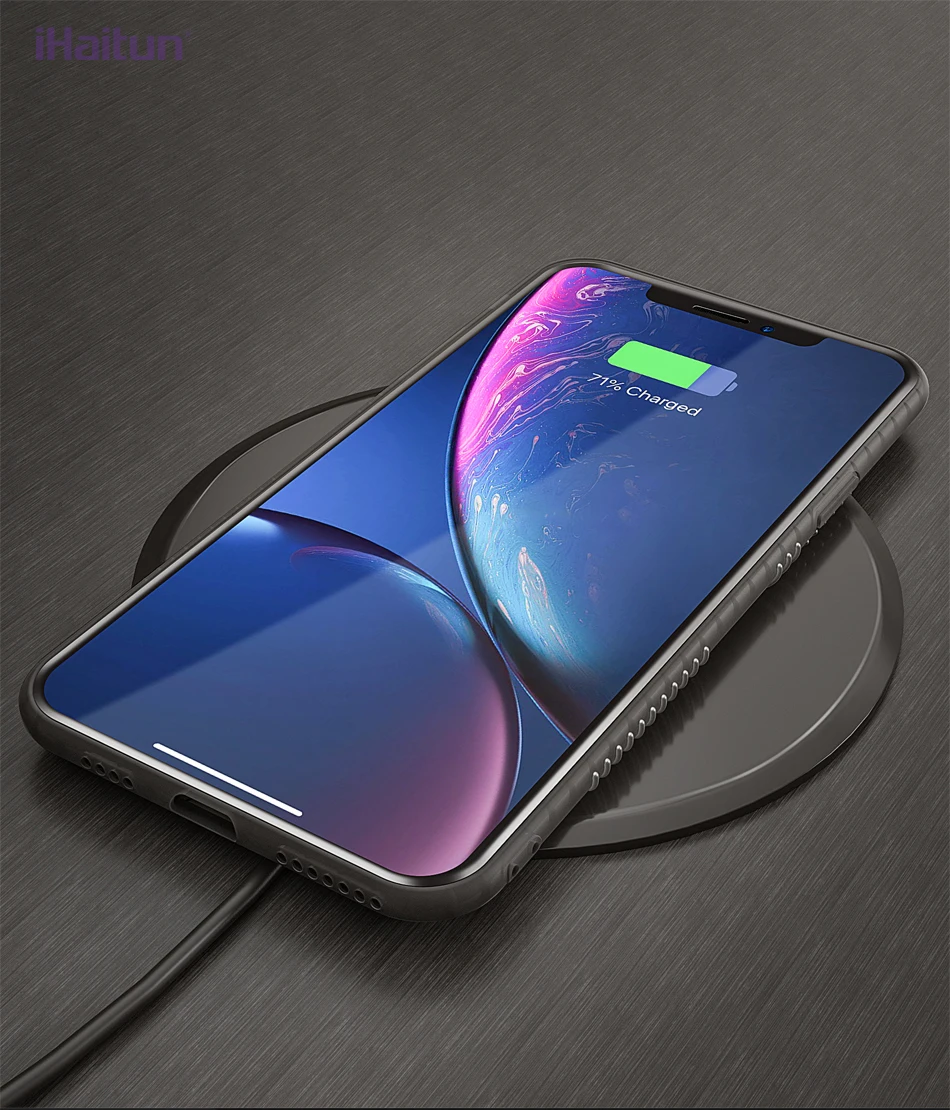 IHaitun роскошный нескользящий чехол для iPhone XS MAX XR X чехол s тонкая капля прозрачная задняя крышка для iPhone XR XS MAX X силиконовый тонкий