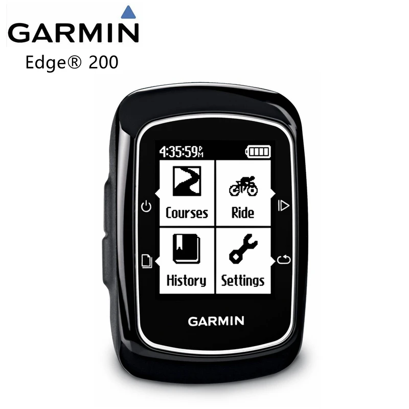 GARMIN Edge 200 Велосипедный компьютер с поддержкой gps IPX7 водонепроницаемый черный