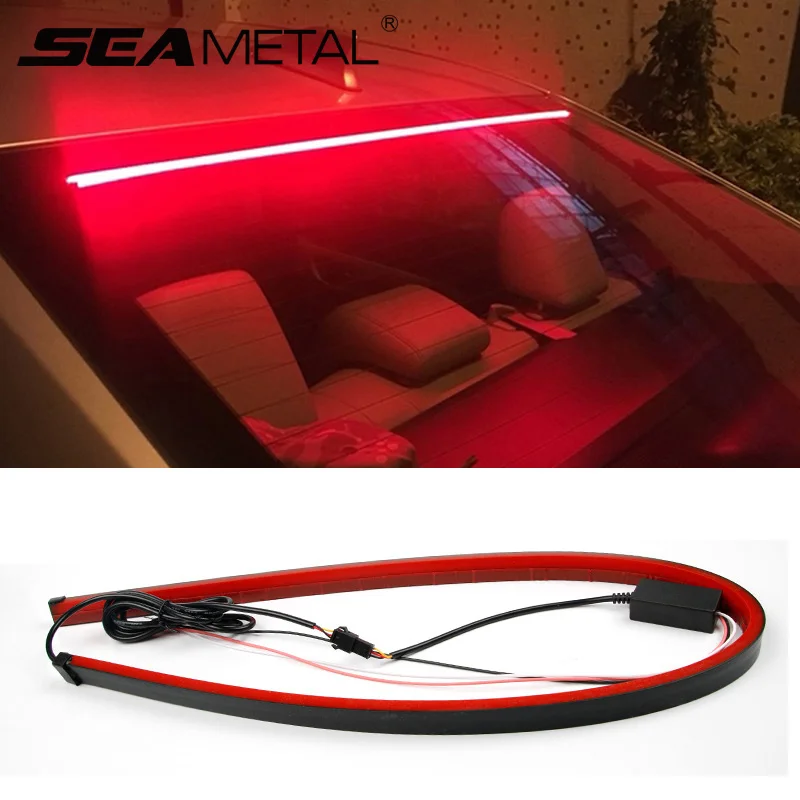 Автомобильные аксессуары SEAMETAL Светодиодная лента стоп сигнал 90 см 12 В задний с