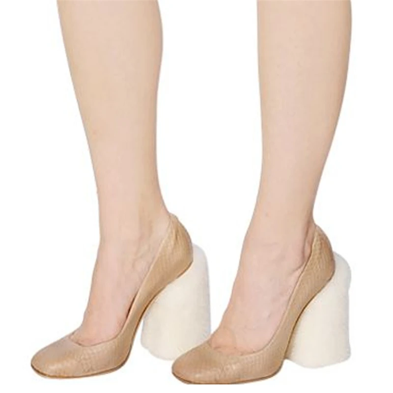 Новинка модные зимние ботинки с высоким голенищем без шнуровки элегантные