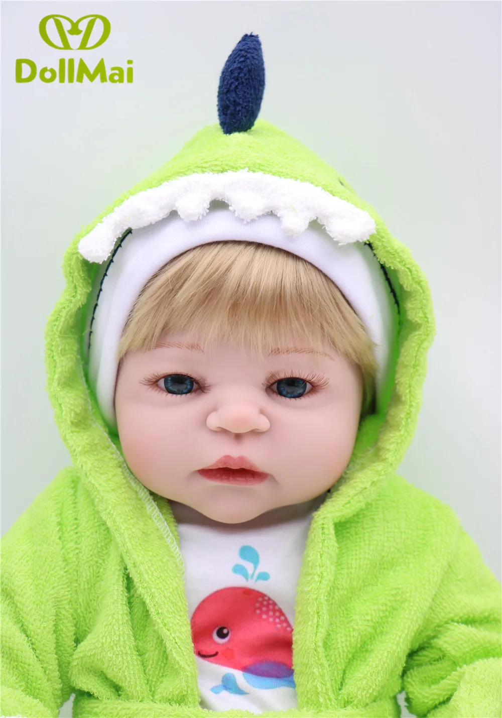 Банный халат куклы Реборн настоящая babydoll полностью силиконовые мальчиков и