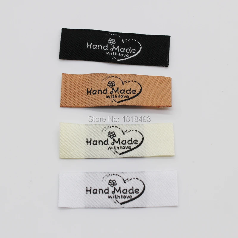 free shipping wholesales handmade tags/woven labels for items clothing label | Дом и сад