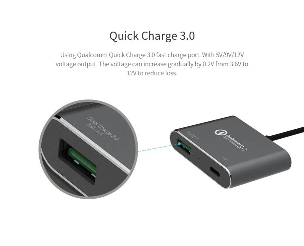 Переходник usb type c с 4 портами для зарядки в машине быстрое зарядное устройство micro