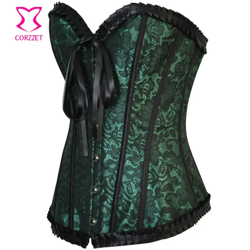 Женский корсет бурлеск из жаккардовой ткани с цветочным принтом|corset|corset promcorset