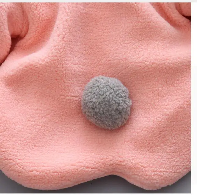 2016 г. новое осенне зимнее пальто хлопковое с ушками животных для маленьких