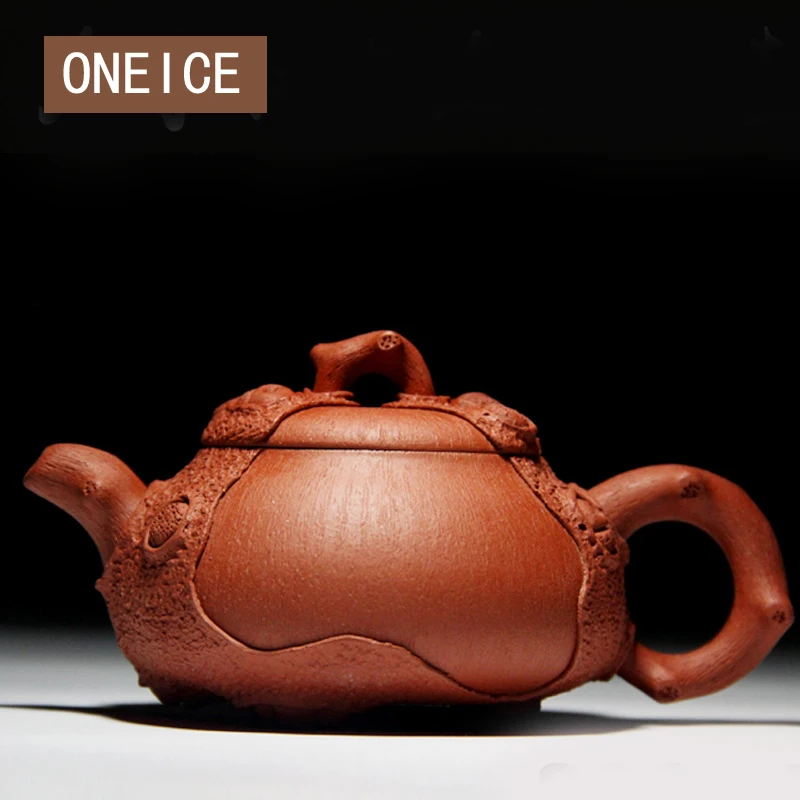Чайный ковш Red Dragon Stone подлинный чайный горшок известный китайский чай Gongfu ручной