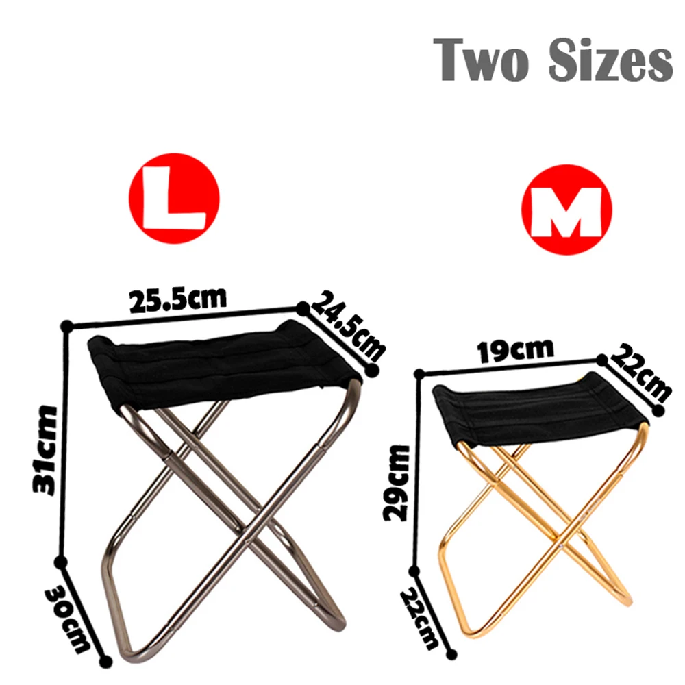 Складной стул для кемпинга рыбалки портативный пикника Алюминиевый уличный