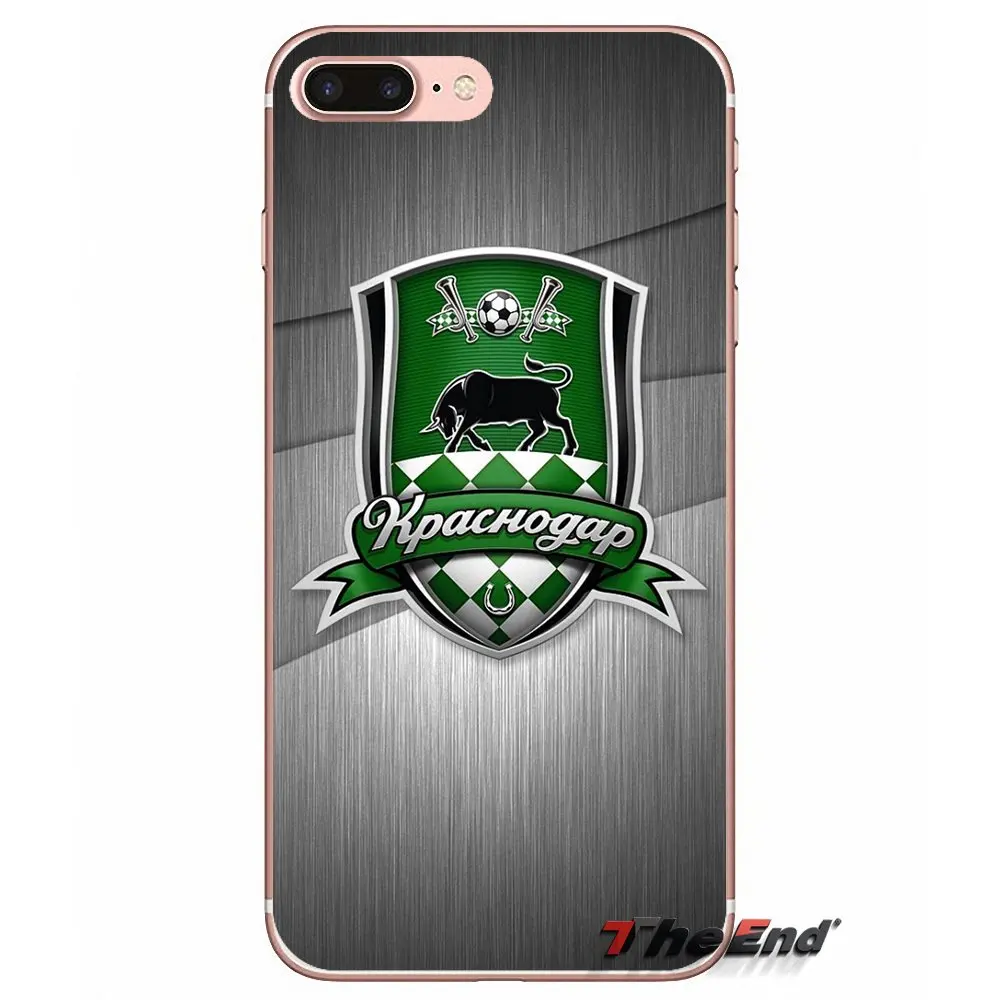 Чехол с логотипом для Samsung Galaxy S9 Plus Note 8 One oneplus 5T Meizu M5s LG V30 HTC U11 Capa Football Club FC Krasnodar Byki |