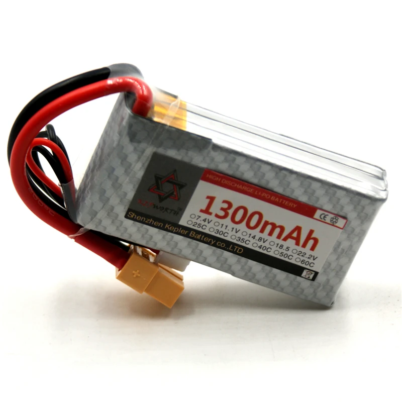 

RC 3s 11.1v 1300mAh Car Plane Boat Lipo Battery Lithium Ion Polymer Battery For Truck Tank Drone Helicopter