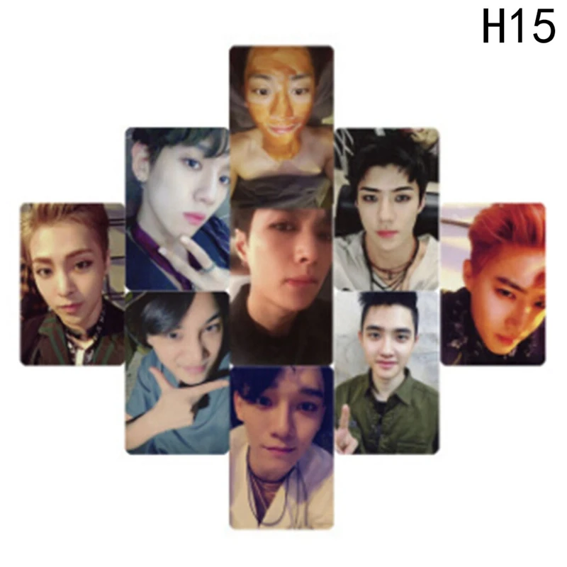 Youpop KPOP EXO K M точное Лото завод 3 EX'ACT альбом самодельные бумажные карты K-POP Подпись LOMO фото карта Фотокарта