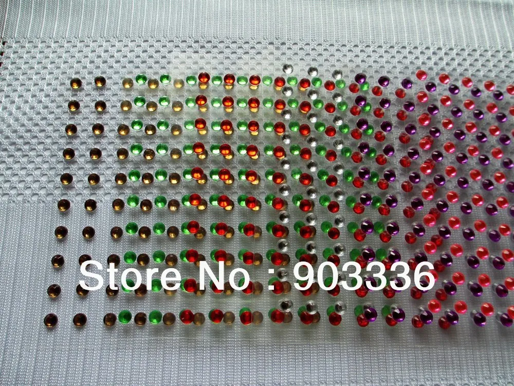 

4mm crystal stickers,100pcs/sheet!Wholesale jewelry crystal sticker jewel self-adhesive single rhinestone sticker Free Shipping!