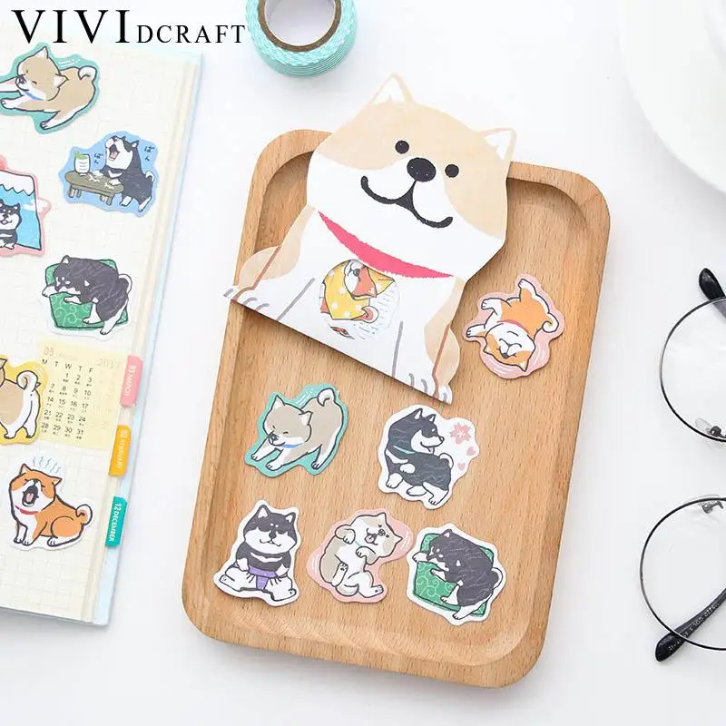 Vividcraft милая собака бумажная ручной работы стикер s Husky клей принтер бумажные