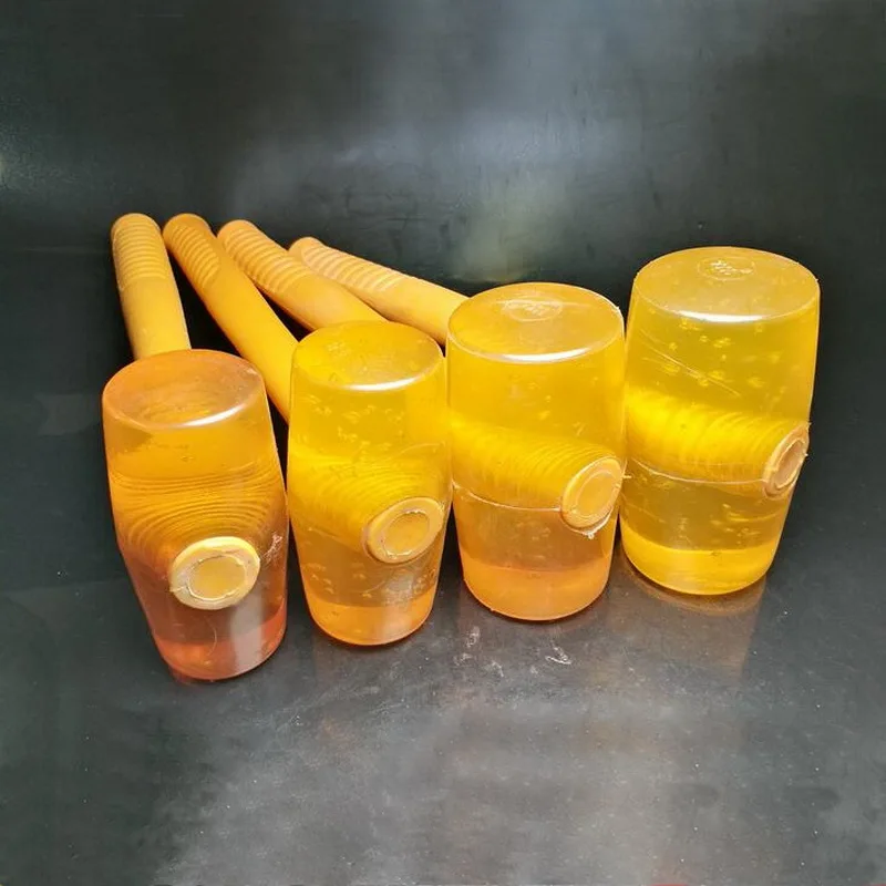 

Plastic soft rubber massage hammer elastic emulsion rebound rubber hammer