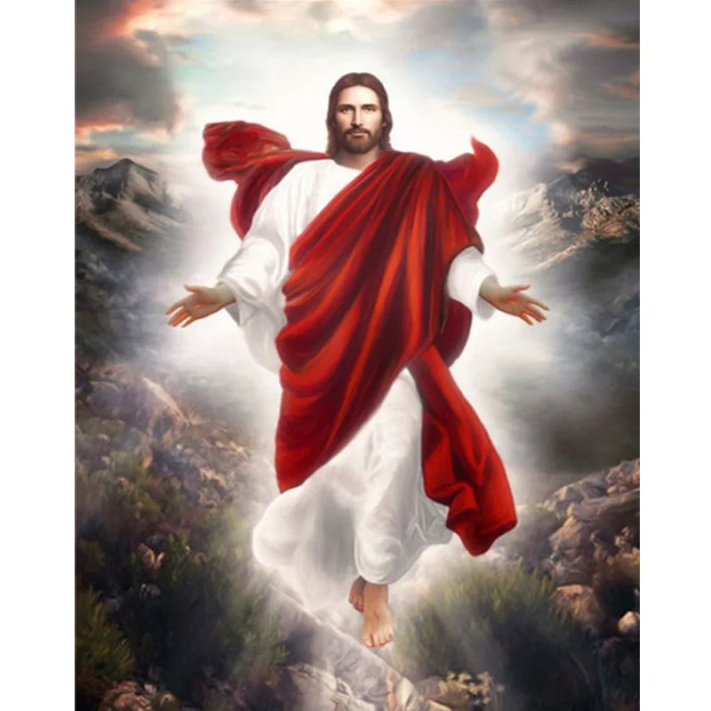

5D DIY Diamond Painting Full Square Drill "Jesus" 3D Embroidery Cross Stitch Mosaic Home Y1276