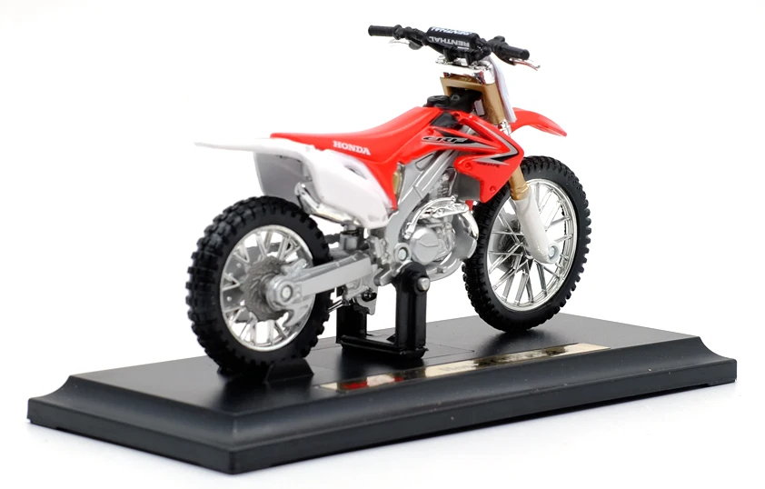 MAISTO 1:18 HON& DA CRF 450R Литая модель мотоцикла из сплава Рабочая короткопоглотитель игрушка для детей подарки коллекция игрушек