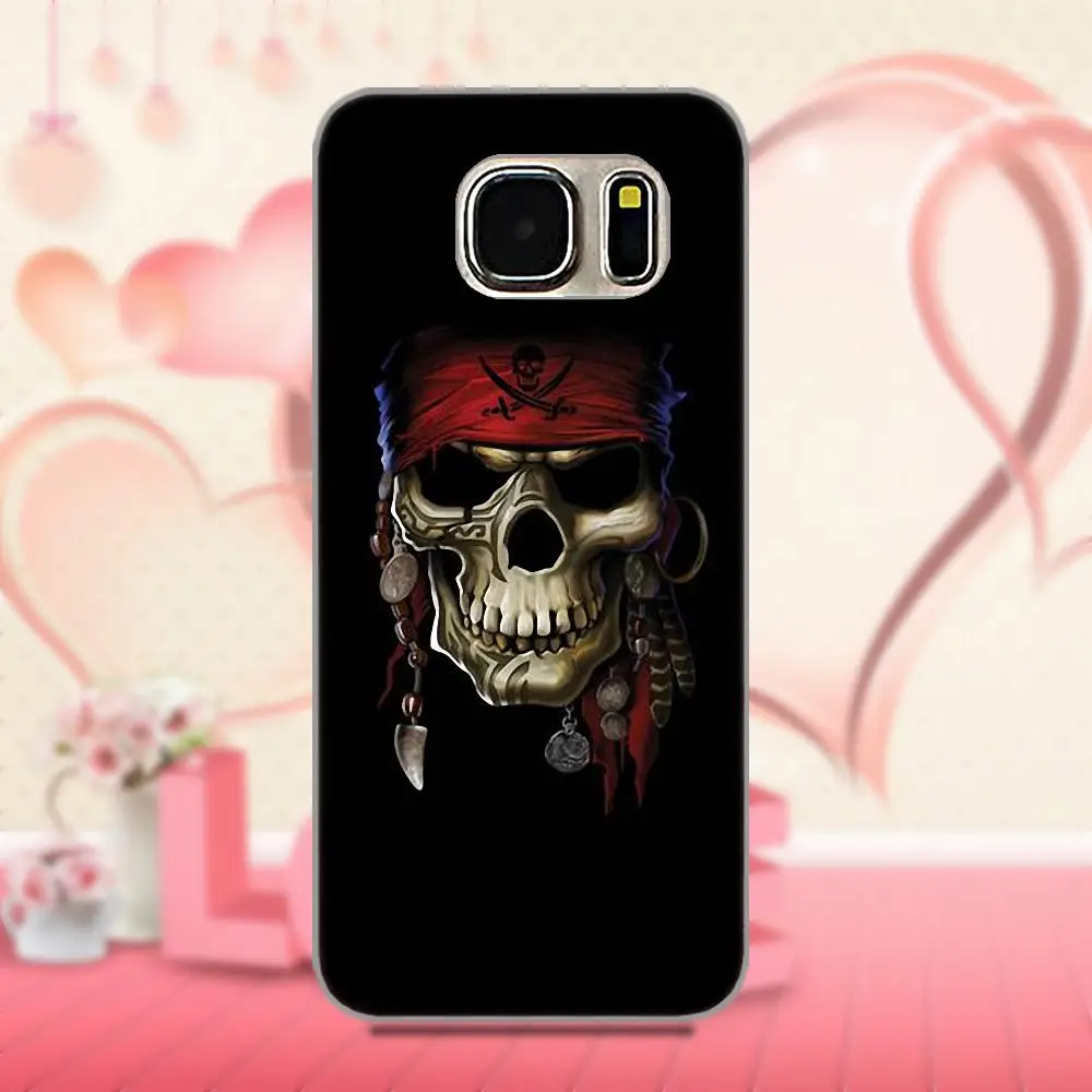 Чехол для телефона из ТПУ с изображением пиратского черепа Apple iPhone 4 4S 5 5C 5S SE 6 6S 7 8