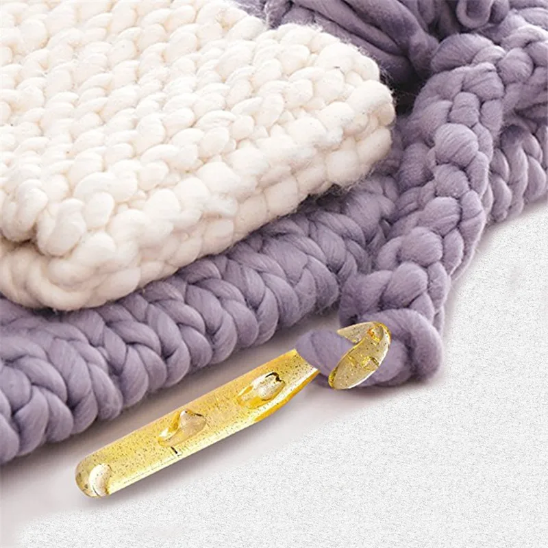 Набор крючков для вязания крючком с большими иглами 4 шт.|Швейные инструменты и