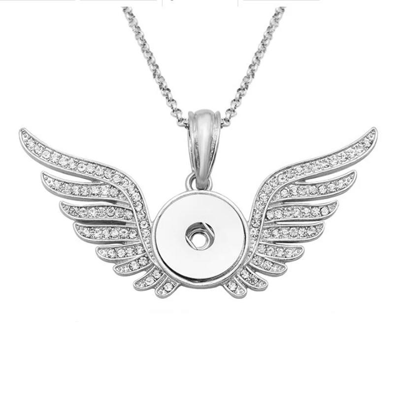Женское колье с подвеской в виде крыльев Ангела 18 мм | Украшения и аксессуары