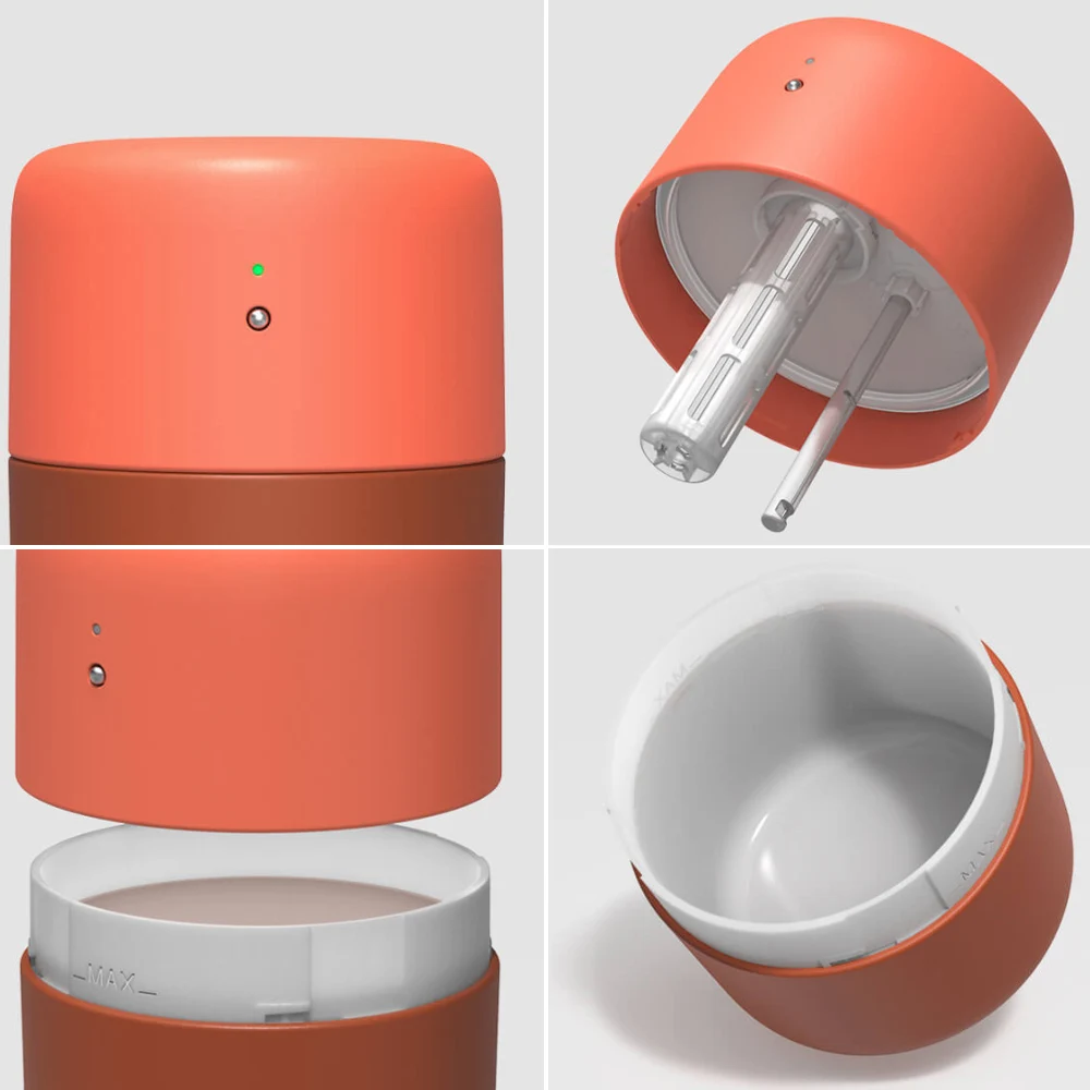 Xiaomi VH настольный USB увлажнитель воздуха Очищающий освежающий демпфер диффузор увлажнитель тумана 420 мл тихий сенсорный контроль портативный