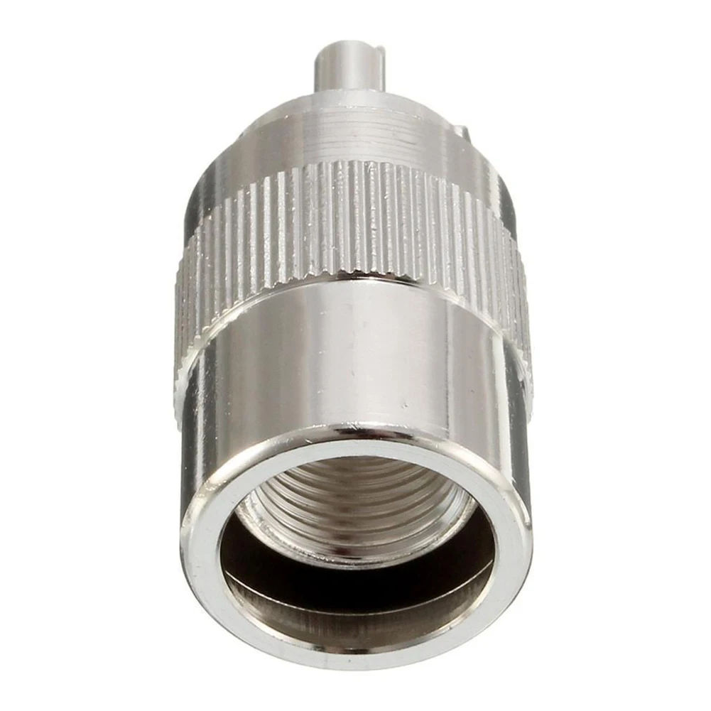 10 шт. коннектор UHF male PL259 штекер припой RG8 RG213 LMR400 7D FB кабель серебристый|silver