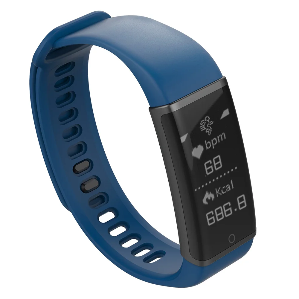 Смарт-браслет Lenovo Cardio Plus HX03W с Bluetooth OLED-экраном влагозащита IP68 пульсометр монитор