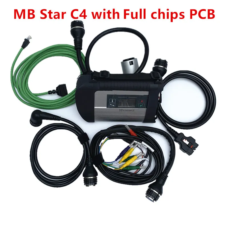 Полный чип высокого качества MB STAR C4 SD Connect Compact 4 диагностический инструмент с