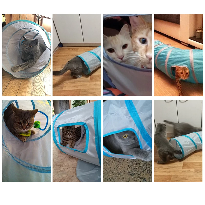 Объемные игрушки для домашних животных Кролик играть туннель &quotS&quot забавные