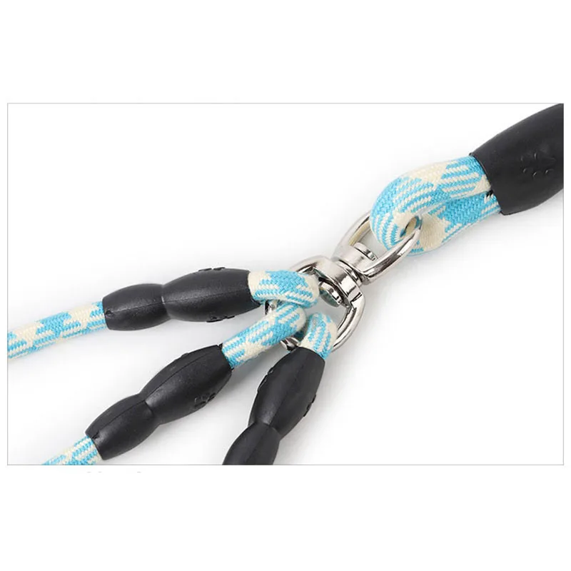 3 способ собака муфта поводок с мягкой ручкой тяжелых расчесывания тройной