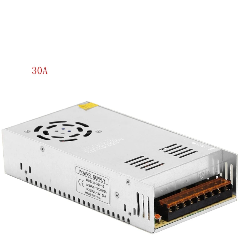 AC 110 В 220 к DC 12 2A 5A 10A 20A 30A 40A 50A трансформатор Питание переключатель адаптер драйвер
