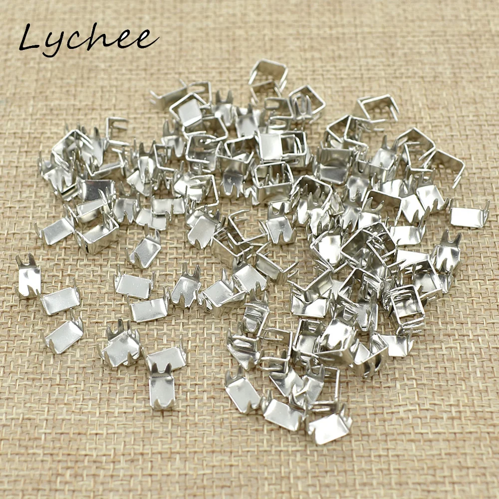 Lychee 3 #5 # классический серебристый цвет металлический Железный Замок на молнии