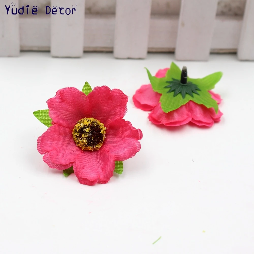 rose red 20 шт./лот мини искусственный ароматный охраны окружающей среды небольшой вишневый head Цветы для DIY свадебный автомобиль вечерние украшения Craft - Цвет: rose red