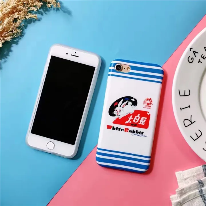 Сувон Акико с разделом белый кролик сахар shell для iphone7 телефон оболочки Apple 6/6 s plus