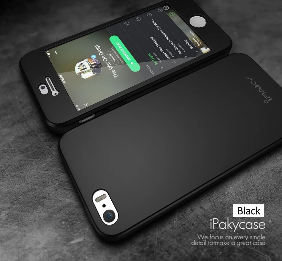 Оригинальный чехол 3 в 1 с полной защитой для Iphone Чехол IPAKY 360 градусов iPhone X 7 8 Plus
