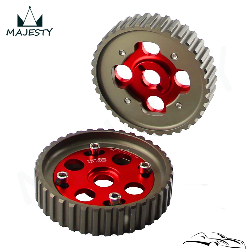 2 x Регулируемый кулачковый механизм шкив подходит для T * oyota Corolla levin AE86 AE92 AE82 4AGE 16