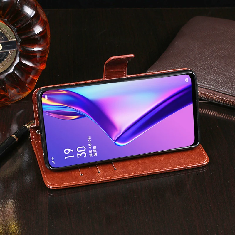 Для OPPO K3 Чехол-Бумажник Флип Бизнес Кожаный Капа чехол для телефона для OPPO K3 PCGM00 крышка Coque аксессуары