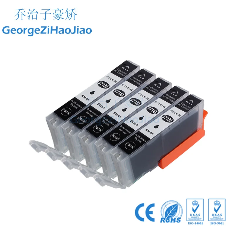 PGI570 PGI-570 CLI-571 pgi-570xl Compatibel Cartridge Voor Canon PIXMA MG5750 MG5751 MG5752 MG5753 MG6850 MG6851 MG6852 printer |