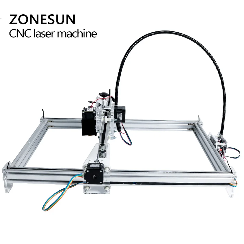 ZONESUN 5500MW AS-3 большая рабочая зона 100*100 см DIY Лазерный Станок лазерный