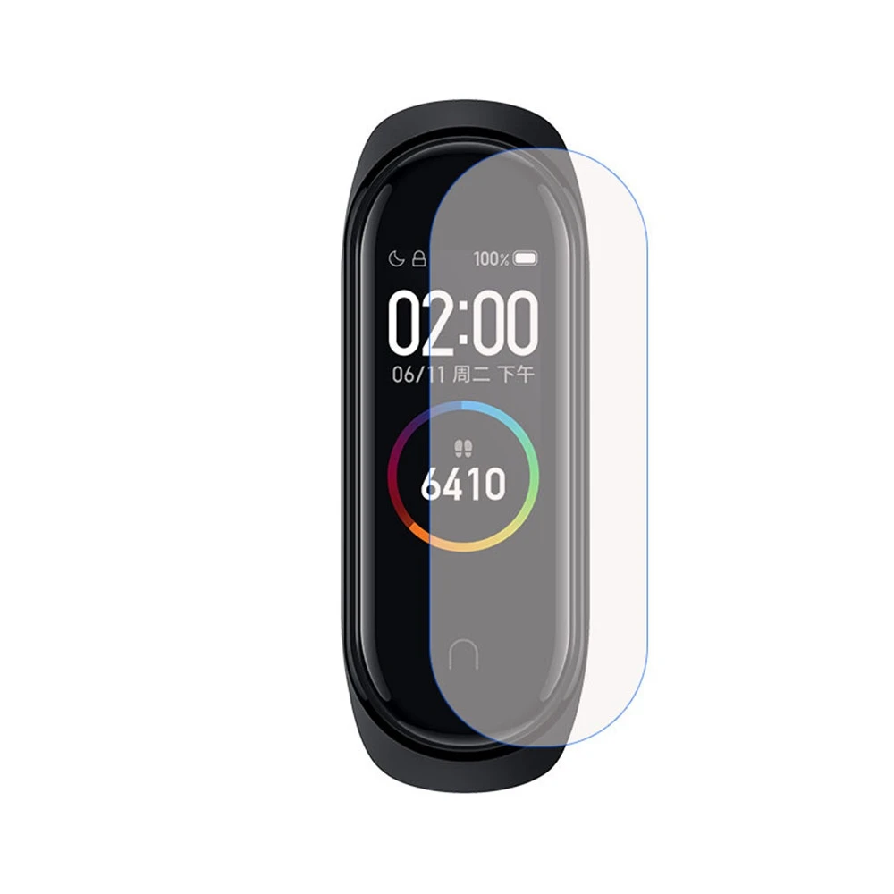 2 шт Защитная пленка для экрана Xiaomi Mi Band 4 Смарт Браслет Полный экран протектор