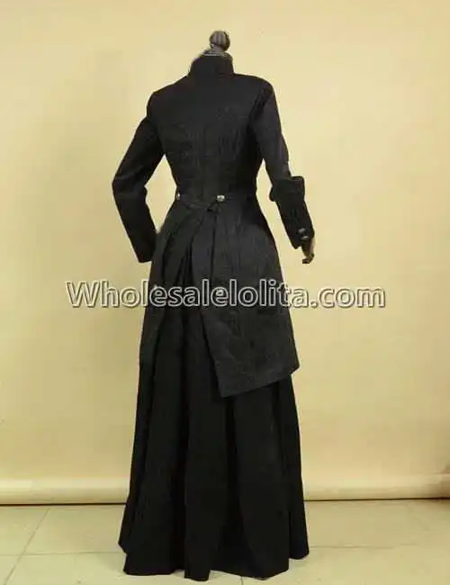 Высокое качество Викторианский эдвардянь Темный Пенни страшное женское платье