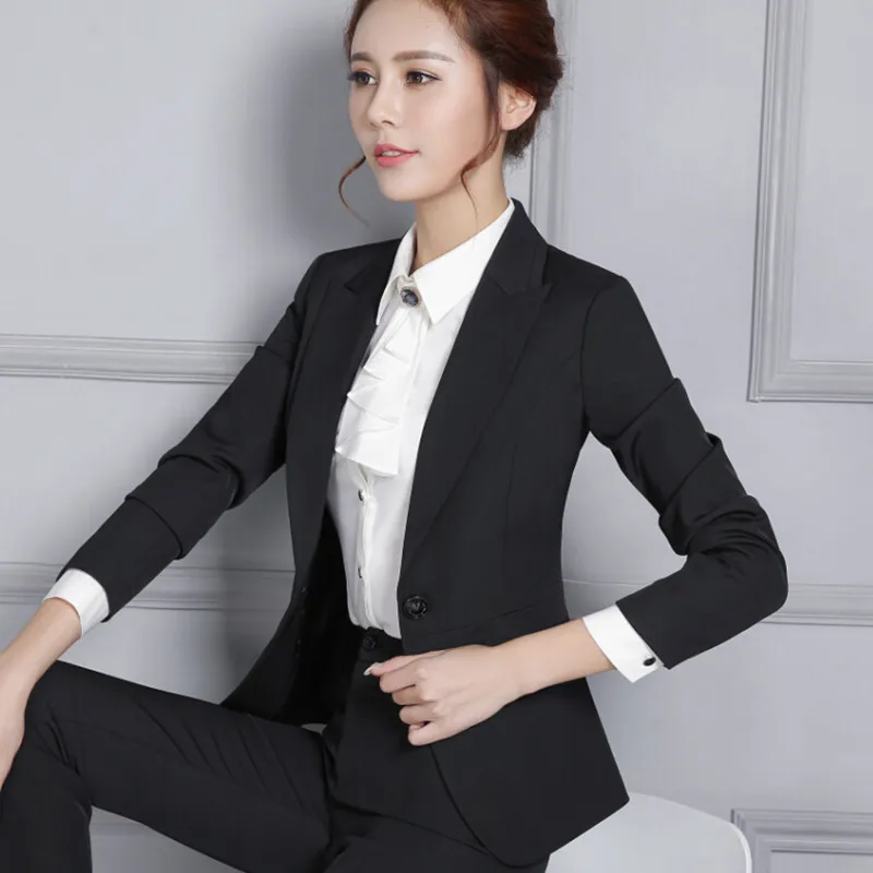 Новый модный осенний Женский блейзер верхняя одежда приталенный деловой пиджак