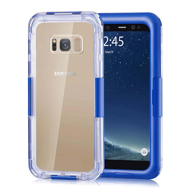 Водонепроницаемый чехол для телефона Samsung S6 S7 Edge S10 Plus X XR XS|Бамперы| |