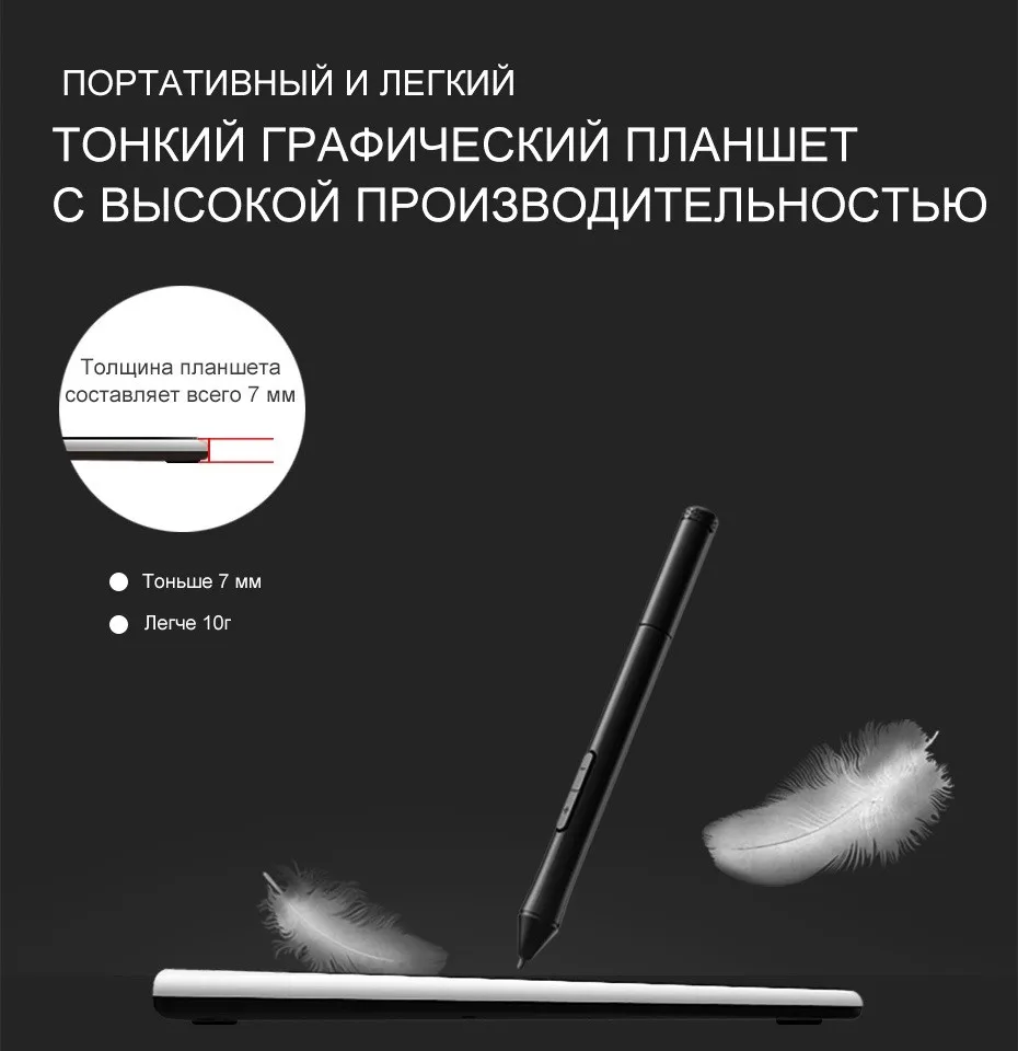 10moons 6 дюймов графический планшет 8192 уровня цифровой Планшеты планшет для рисования нет необходимости заряд планшет