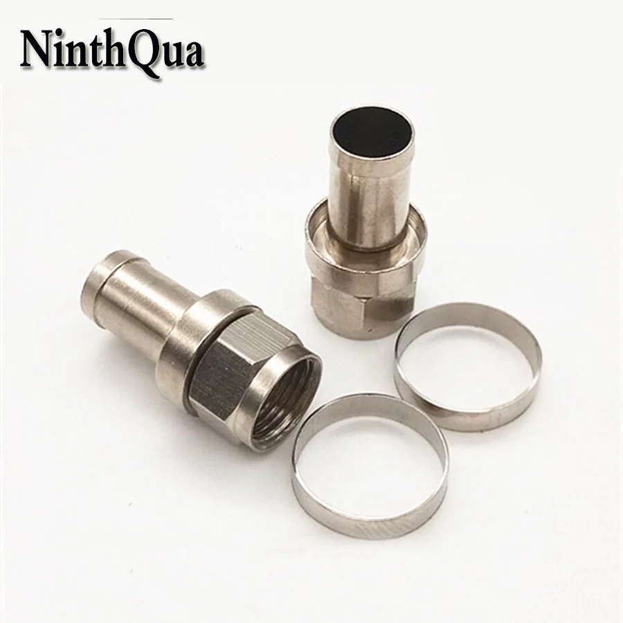2pcs TV Cable Satellite Power Splitter Connector Inch 75-7 F Head For Set-top Box Branch Distribution | Обустройство дома