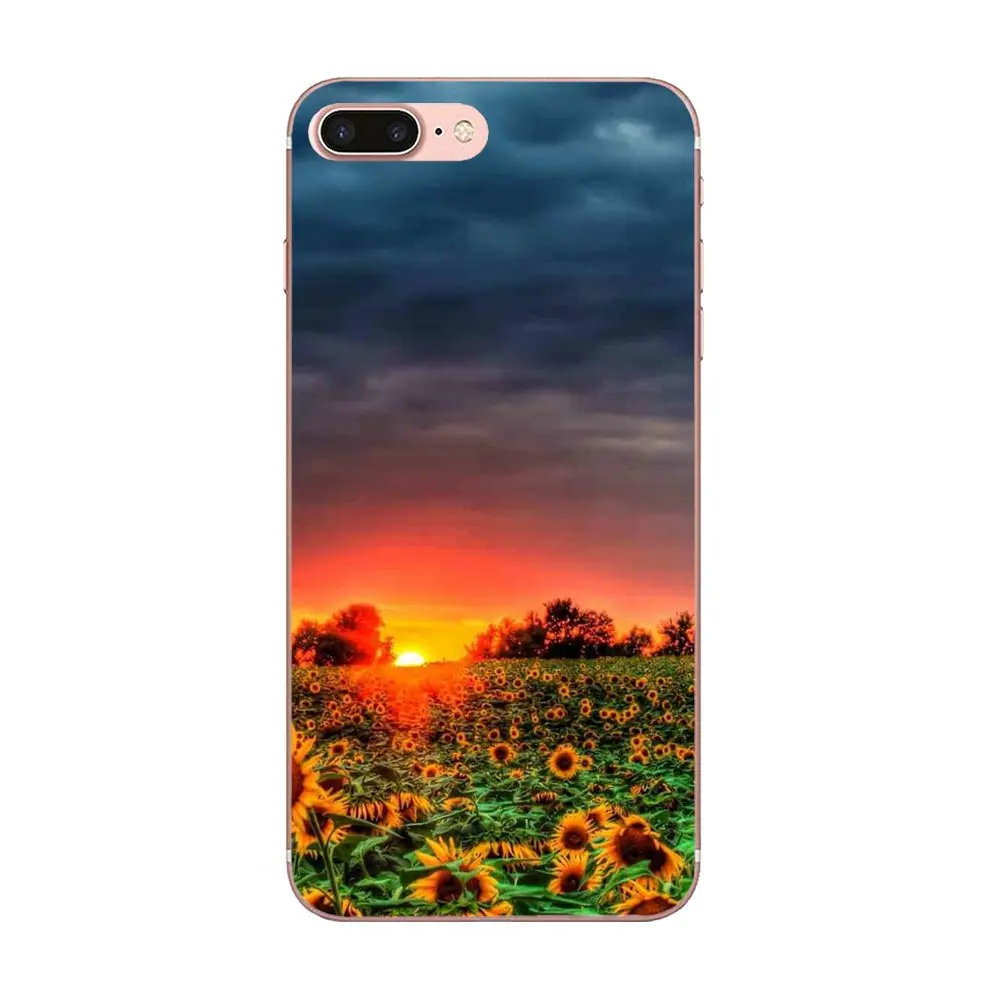 Контейнер сад Подсолнух прекрасный для Samsung Galaxy Note 5 8 9 S3 S4 S5 S6 S7 S8 S9 S10 mini Edge Plus Lite TPU