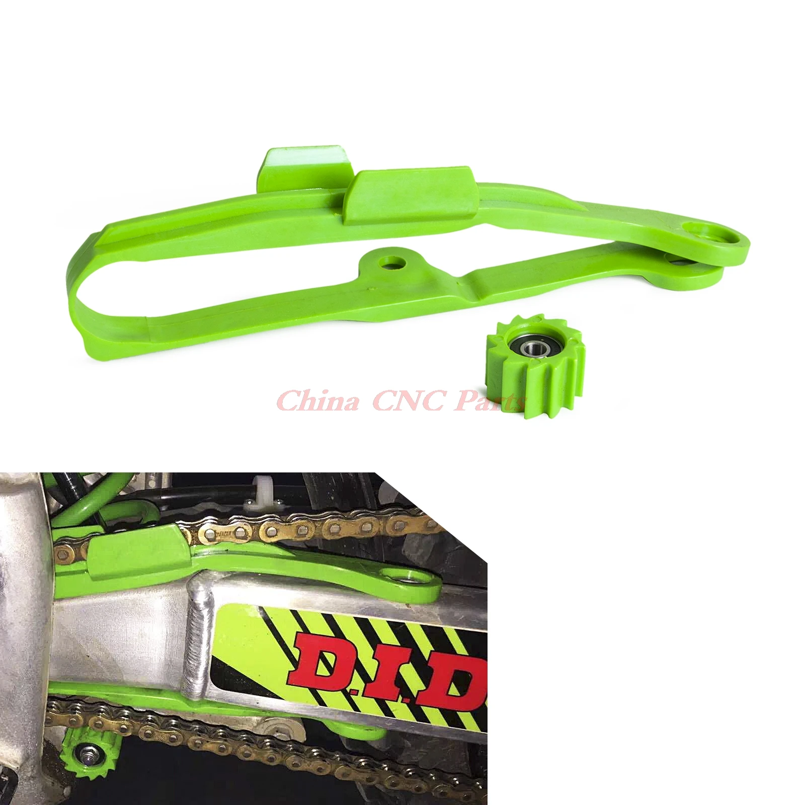 Цепь NICECNC для мотоцикла Направляющая цепи ролик слайдера Kawasaki KX250F KX450F KXF 250 450 2009 2018