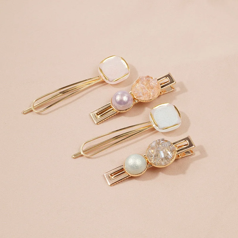 2 шт./компл. новые туфли с жемчугом заколки для волос девочек в Корейском стиле