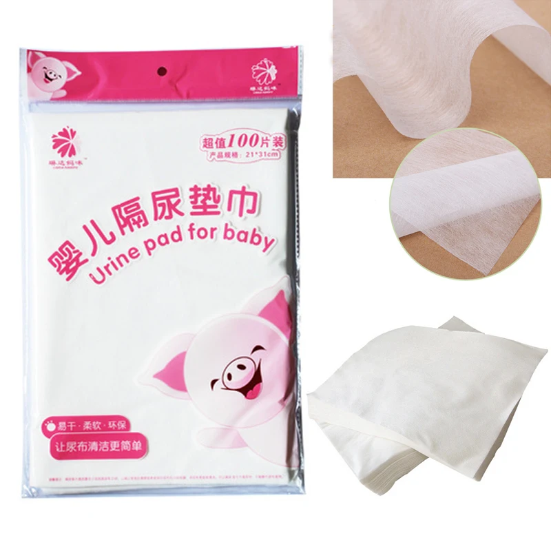 One bags Biodegradable flushable bamboo baby nappy cloth diaper insert liner Disposable Liners Bamboo Fabric Flushable 2016 | Мать и