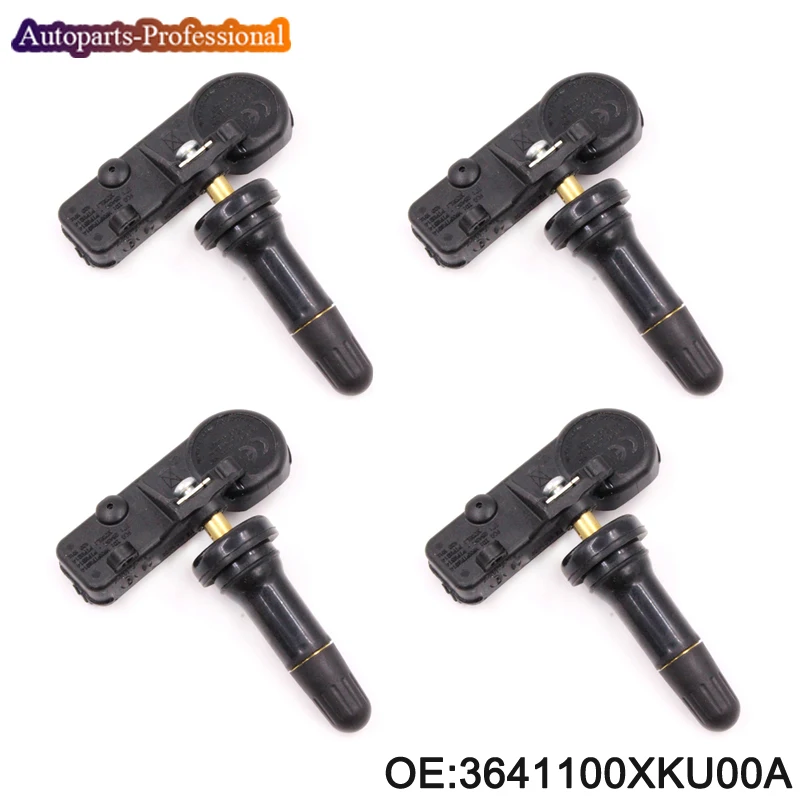 4 шт./лот Новый 3641100XKU00A TPMS датчик контроля давления в шинах для GreatWall 02702CA7D 433 МГц
