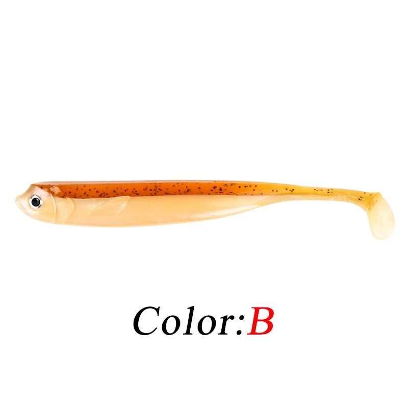 SEAPESCA 2 шт./лот, приманки для рыбалки, мягкие приманки 150 мм, 16 г, мягкие силиконовые приманки Lurs Shad для ловли карпа, искусственные приманки для ловли карпа JK165 - Цвет: B